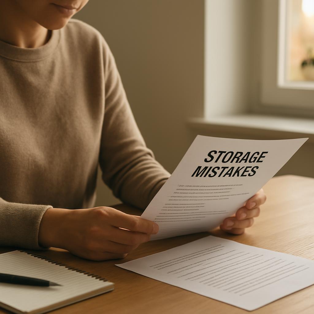 Storage Mistakes Rutherglen Residents Make